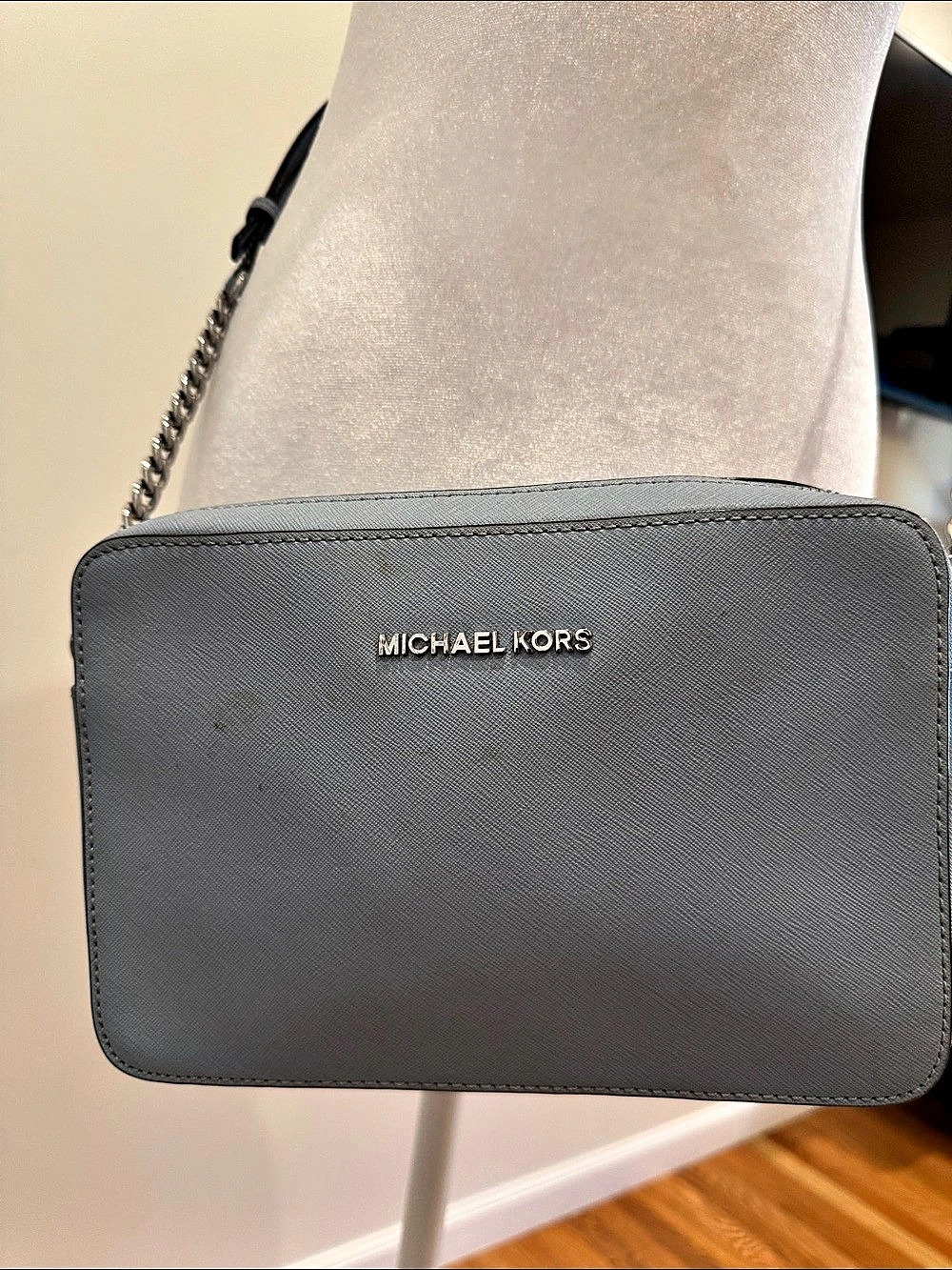 Michael Kors Jet Set Large Saffiano Leather Crossbody Bag
